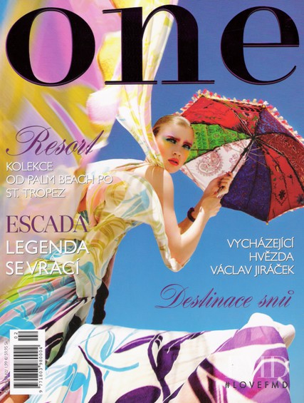 Jana Knauerova featured on the One Czech cover from March 2010