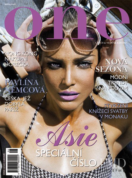 Gabriela Zanova featured on the One Czech cover from September 2011