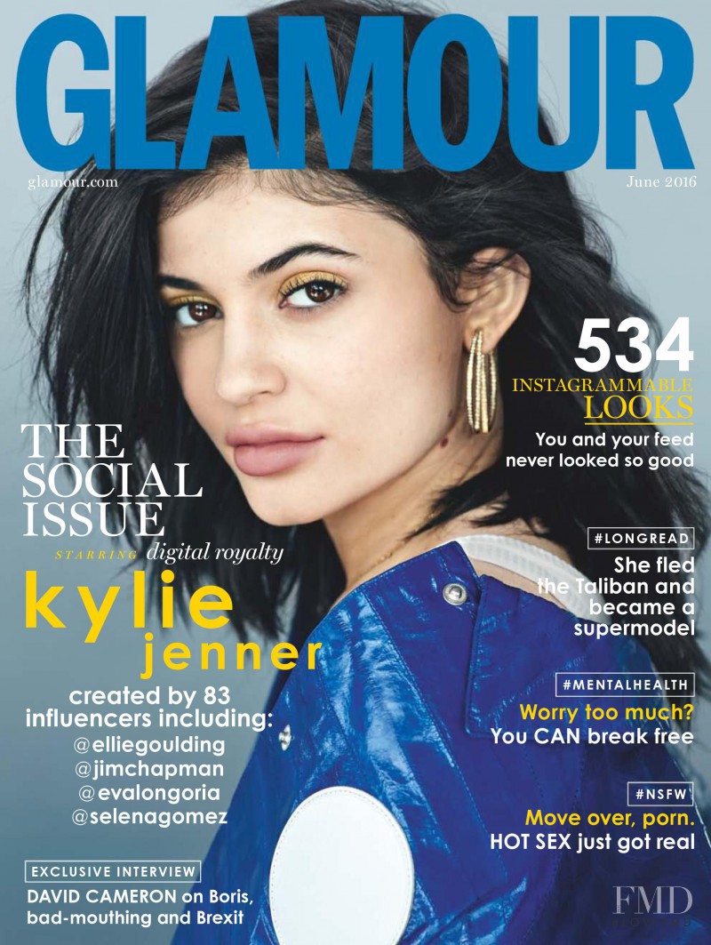 featured on the Glamour UK cover from June 2016