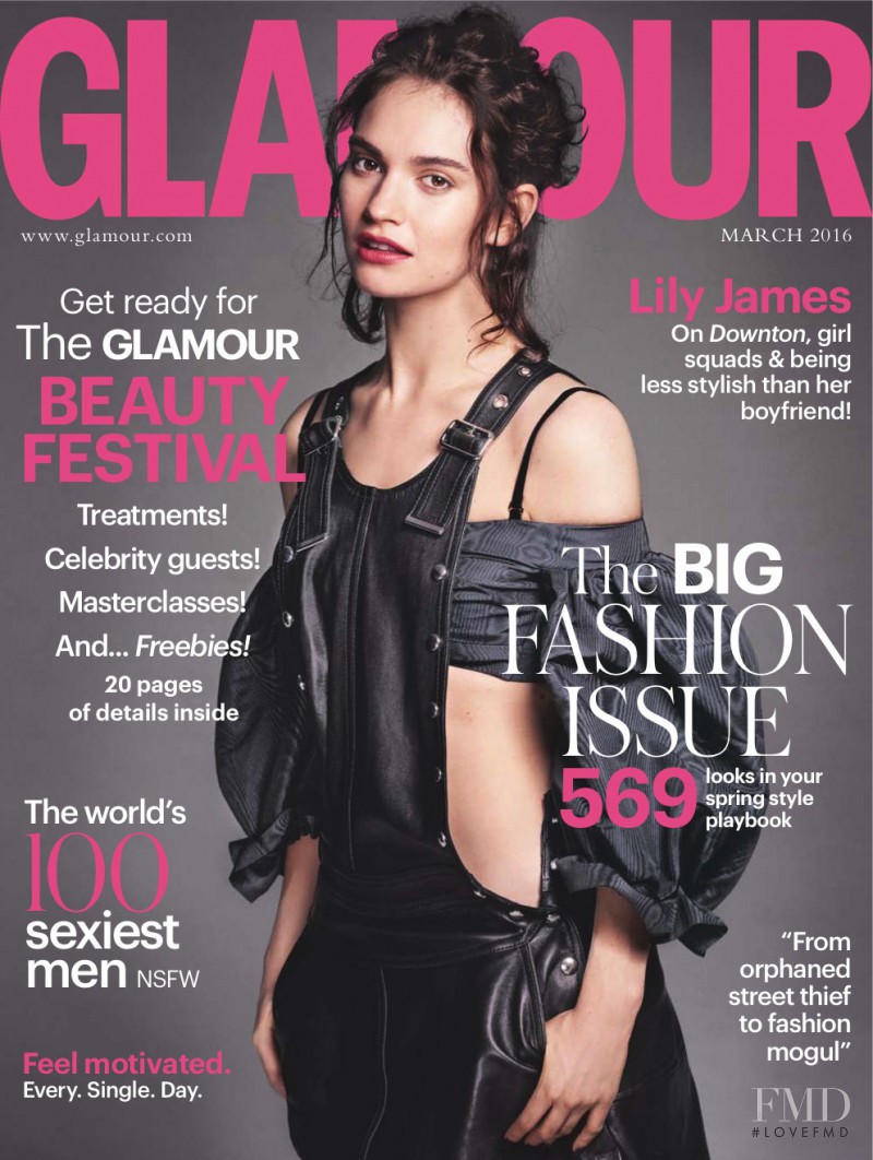  featured on the Glamour UK cover from March 2016