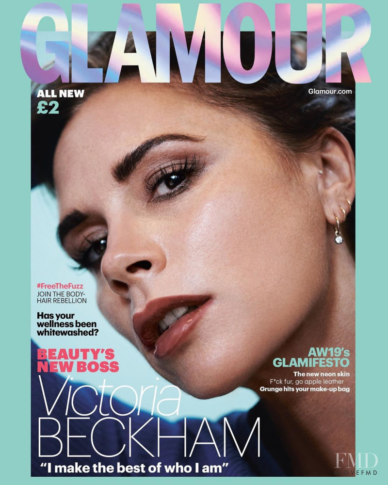 Victoria Beckham featured on the Glamour UK cover from September 2019