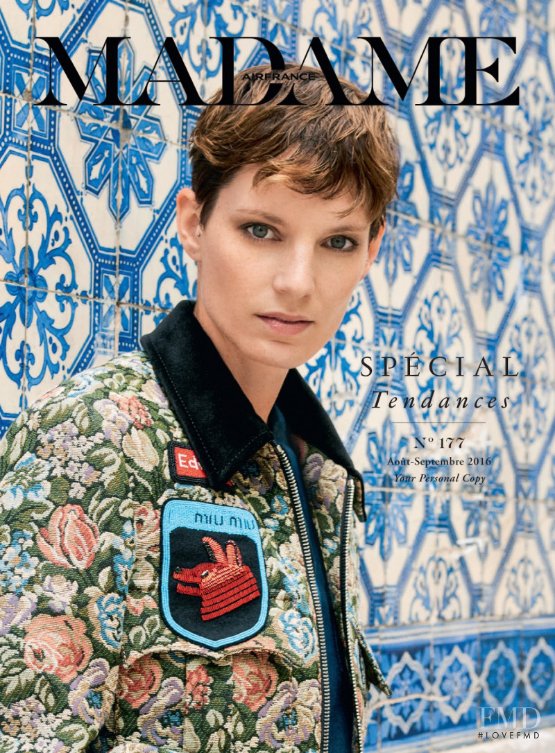 Iris Strubegger featured on the Air France Madame cover from August 2016