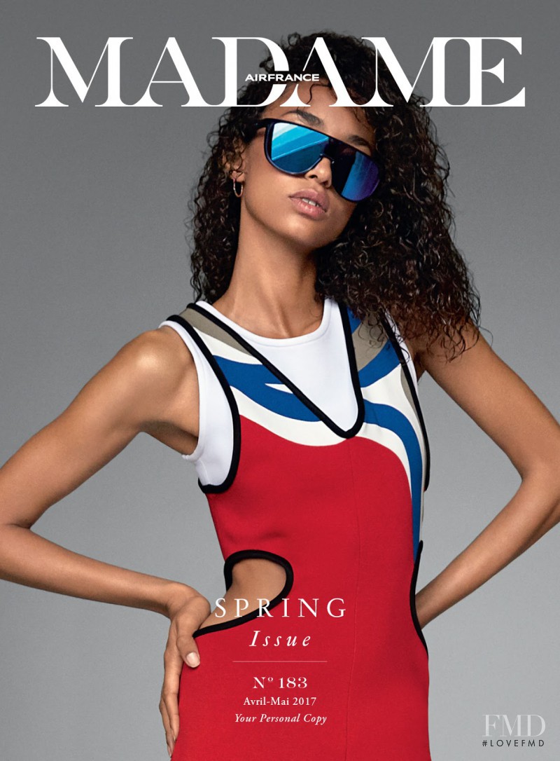Anais Mali featured on the Air France Madame cover from April 2017