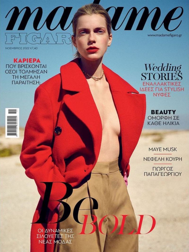  featured on the Madame Figaro Greece cover from November 2022