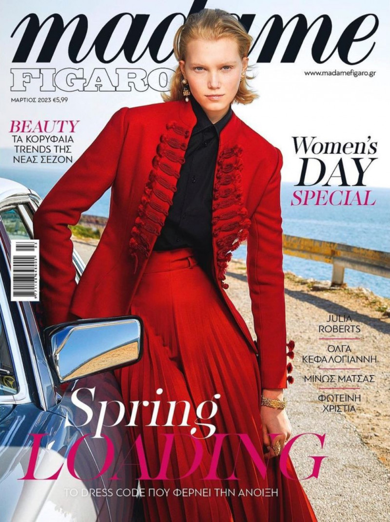  featured on the Madame Figaro Greece cover from March 2023