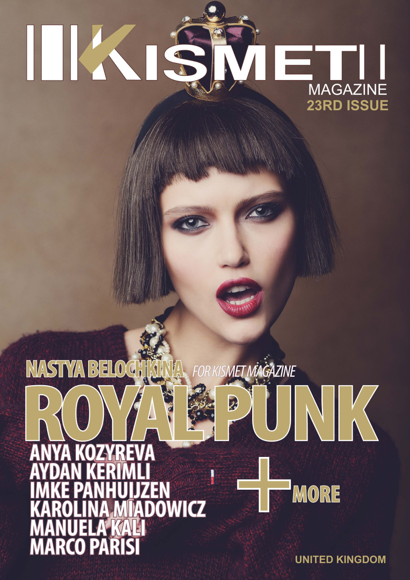 Nastya Belochkina featured on the Kismet Germay cover from December 2012