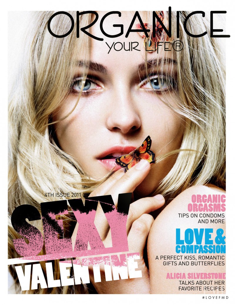 Valentina Zelyaeva featured on the Organice Your Life cover from February 2011