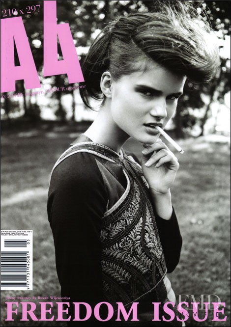 Jenny Sweeney featured on the A4 Magazine cover from July 2007