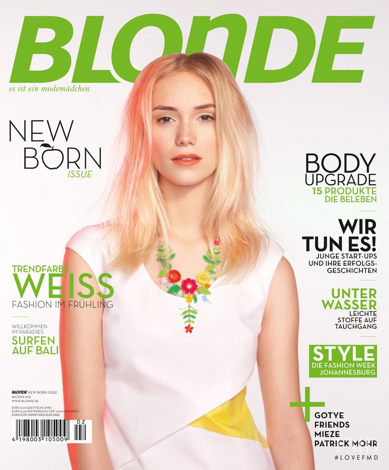  featured on the BLONDE cover from February 2012