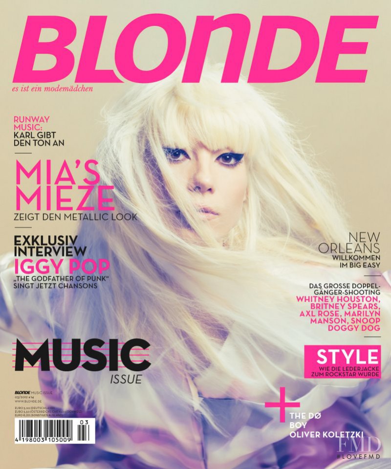 featured on the BLONDE cover from March 2012