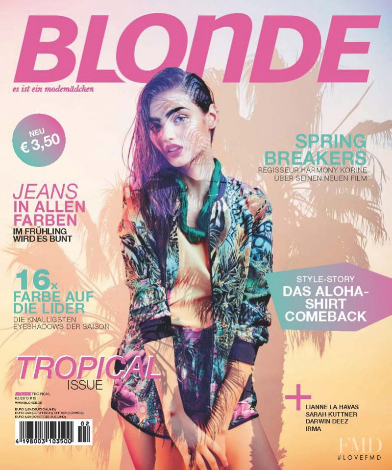  featured on the BLONDE cover from February 2013