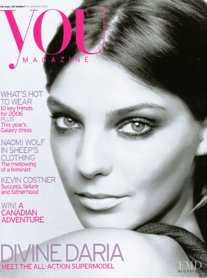 Daria Werbowy featured on the you cover from January 2006