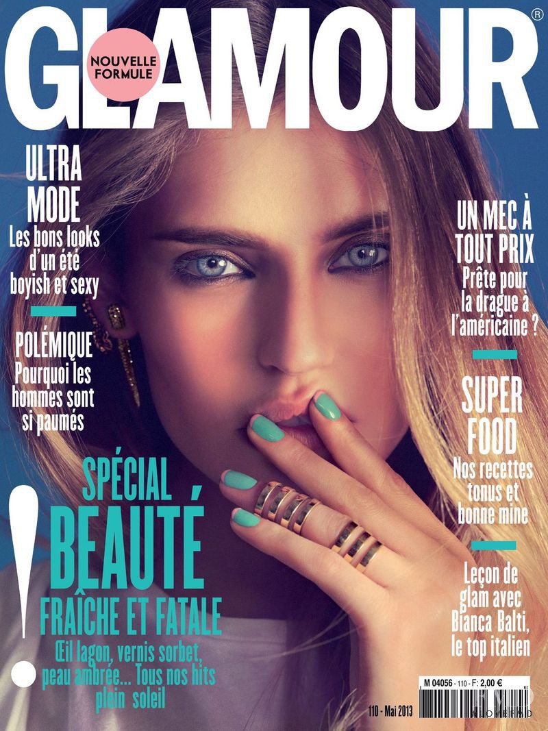 Bianca Balti featured on the Glamour France cover from May 2013