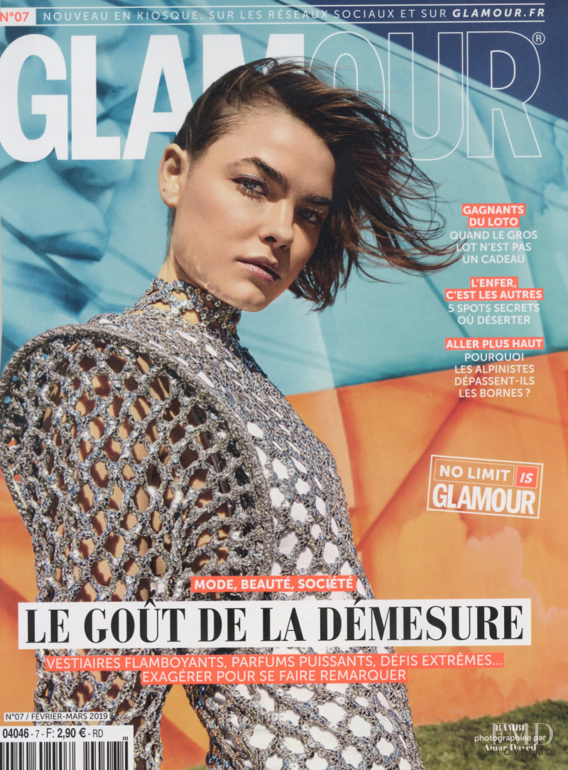 Bambi Northwood-Blyth featured on the Glamour France cover from February 2019