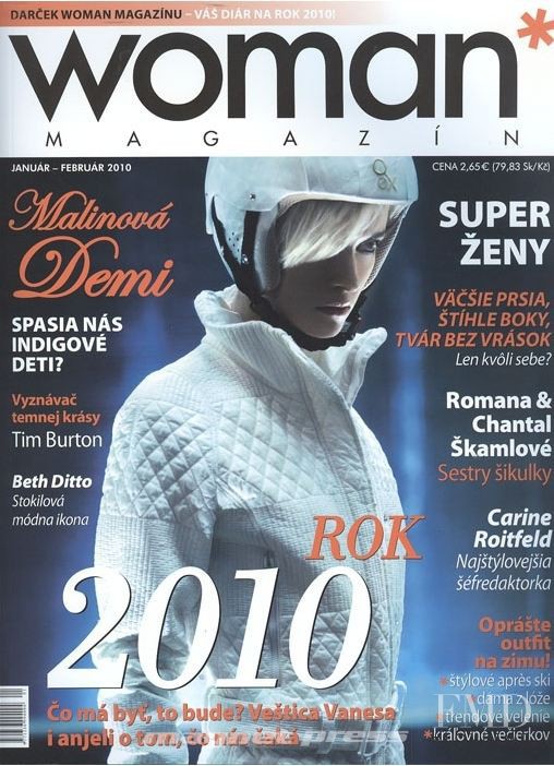  featured on the Woman Magazin cover from January 2010