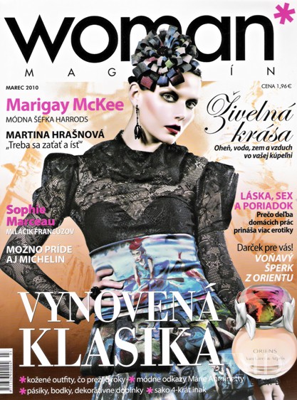  featured on the Woman Magazin cover from March 2010