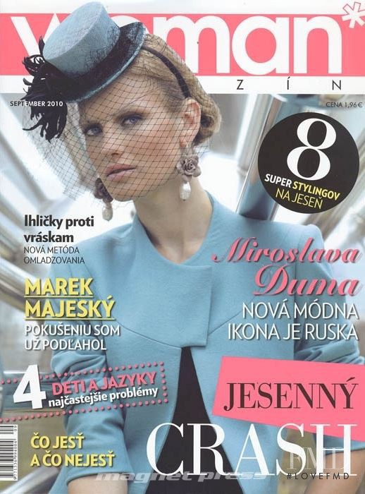  featured on the Woman Magazin cover from September 2010