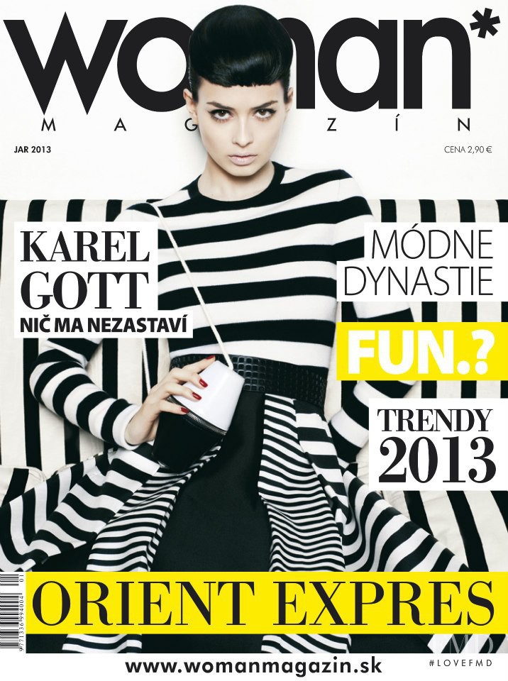 Elif featured on the Woman Magazin cover from March 2013