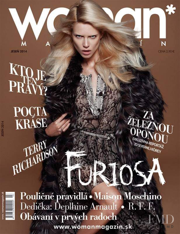 Nasia Mylona featured on the Woman Magazin cover from September 2014