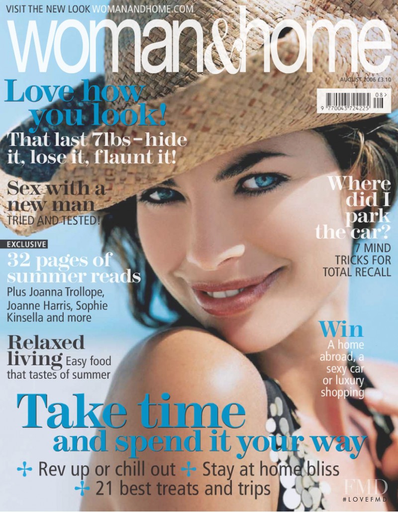  featured on the woman&home cover from August 2006