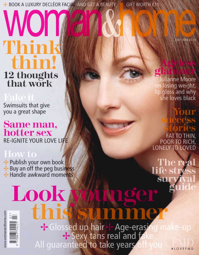  featured on the woman&home cover from July 2006