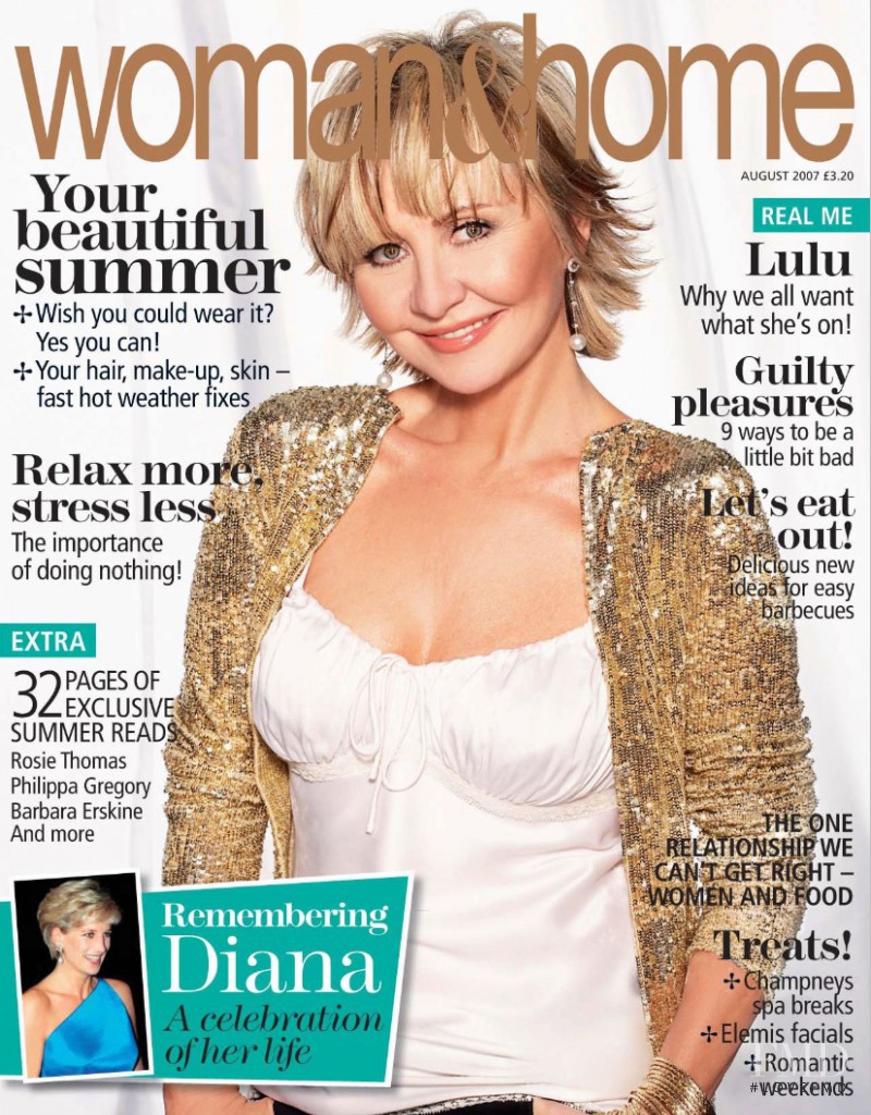  featured on the woman&home cover from August 2007