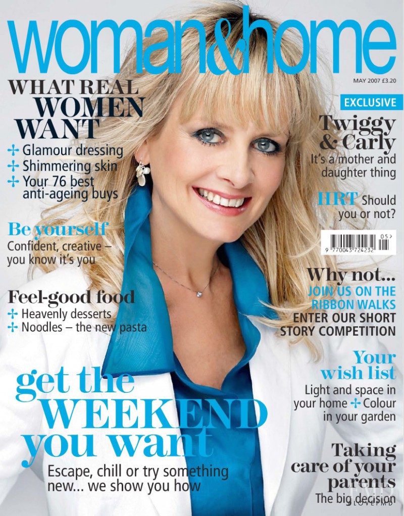  featured on the woman&home cover from May 2007