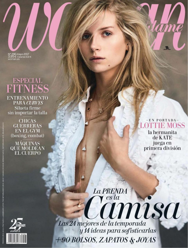 Lottie Moss featured on the Woman Madame Figaro Spain cover from May 2017