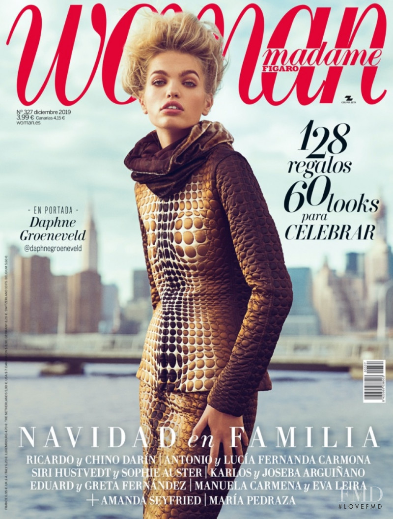 Daphne Groeneveld featured on the Woman Madame Figaro Spain cover from December 2019