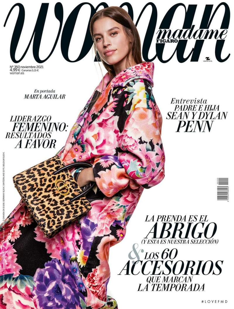 Marta Aguilar featured on the Woman Madame Figaro Spain cover from November 2021