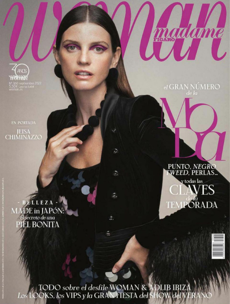 Jeisa Chiminazzo featured on the Woman Madame Figaro Spain cover from September 2022