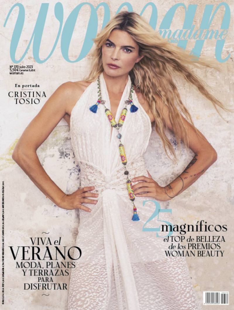 Cristina Tosio featured on the Woman Madame Figaro Spain cover from July 2023