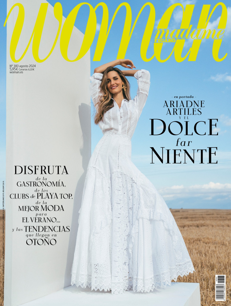 Ariadne Artiles featured on the Woman Madame Figaro Spain cover from August 2024