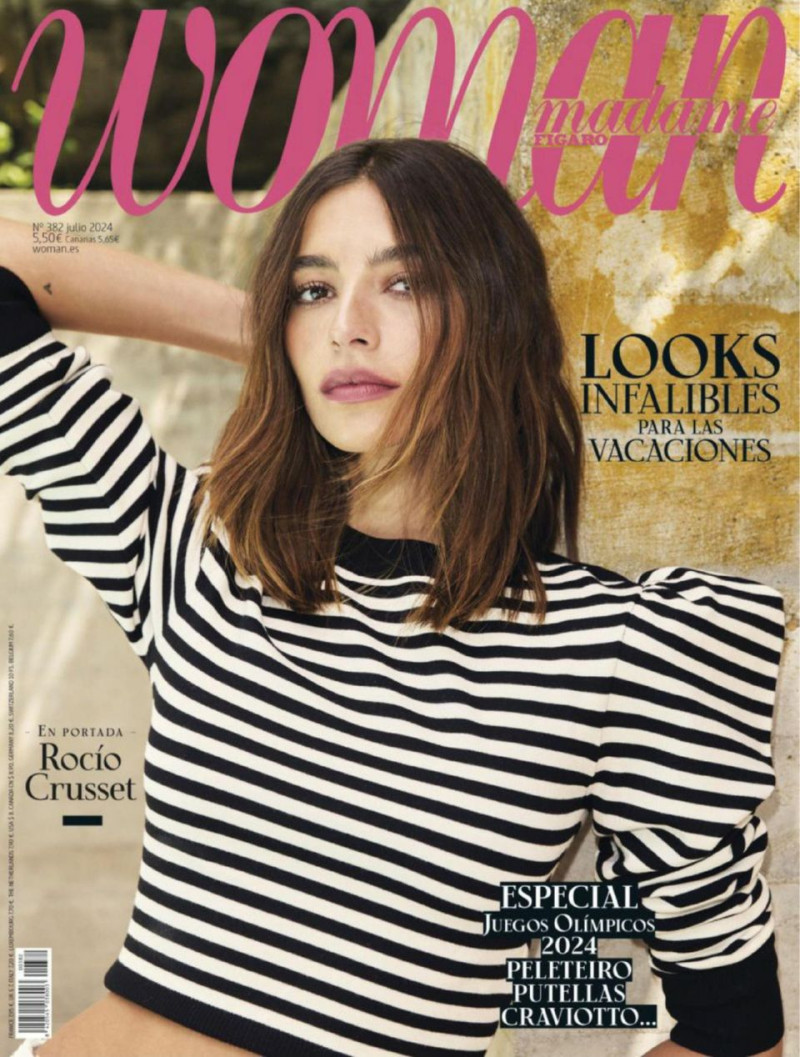 Rocio Crusset featured on the Woman Madame Figaro Spain cover from July 2024