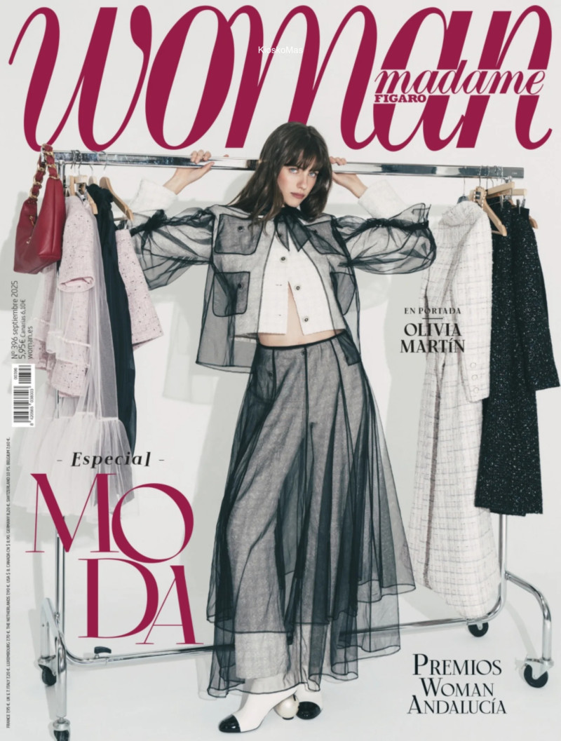 Olivia Martin featured on the Woman Madame Figaro Spain cover from September 2025