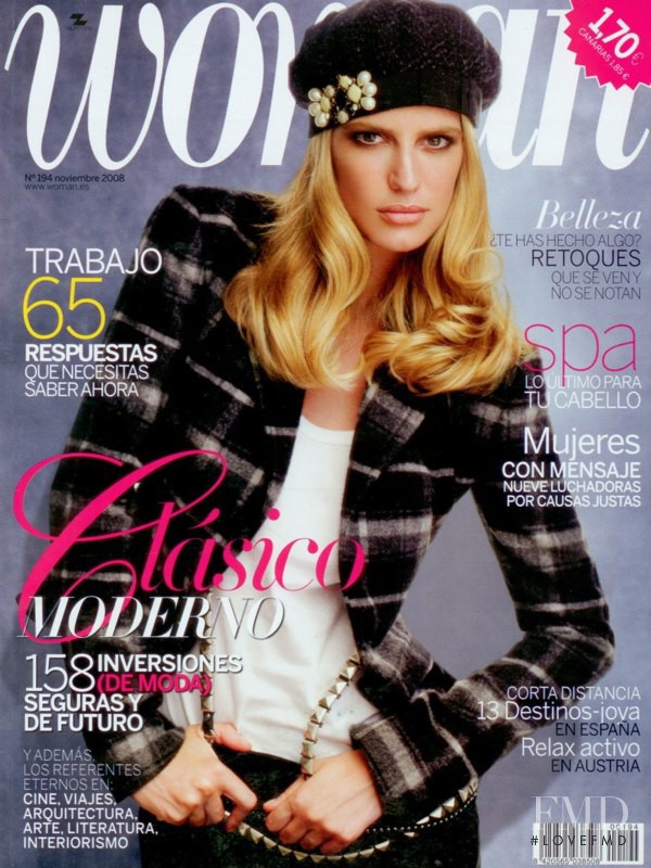 Teresa Astolfi featured on the Woman Madame Figaro Spain cover from November 2008