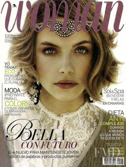 Agata Wasowicz featured on the Woman Madame Figaro Spain cover from February 2009