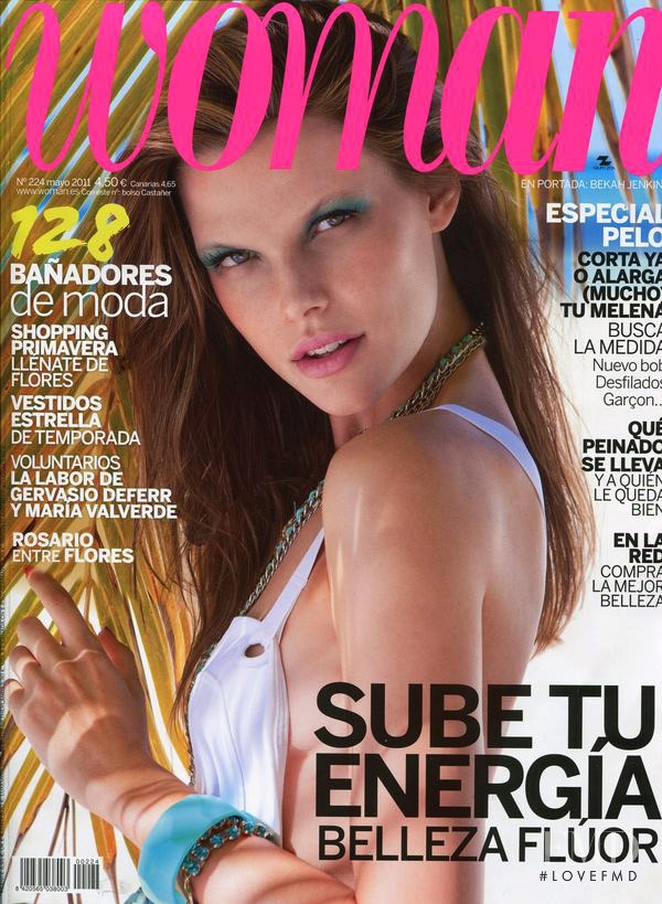 Bekah Jenkins featured on the Woman Madame Figaro Spain cover from May 2011
