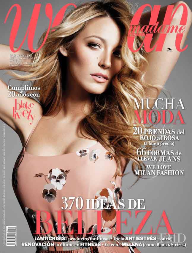 Blake Lively featured on the Woman Madame Figaro Spain cover from October 2012
