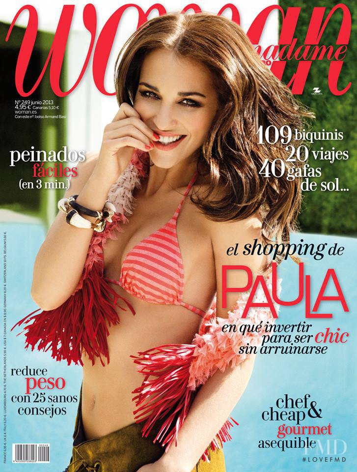 Paula Echevarría featured on the Woman Madame Figaro Spain cover from June 2013