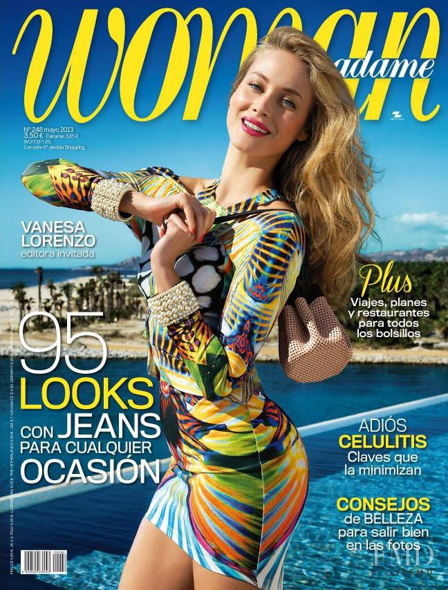 Vanesa Lorenzo featured on the Woman Madame Figaro Spain cover from May 2013