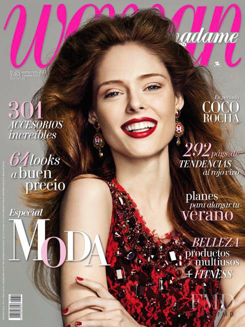 Coco Rocha featured on the Woman Madame Figaro Spain cover from September 2013