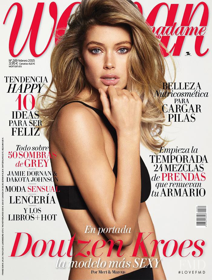 Doutzen Kroes featured on the Woman Madame Figaro Spain cover from February 2015