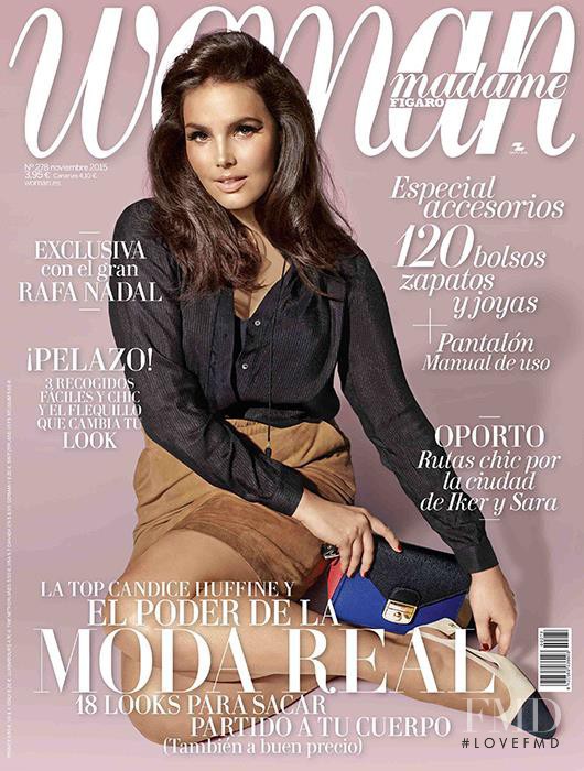 Candice Huffine featured on the Woman Madame Figaro Spain cover from November 2015