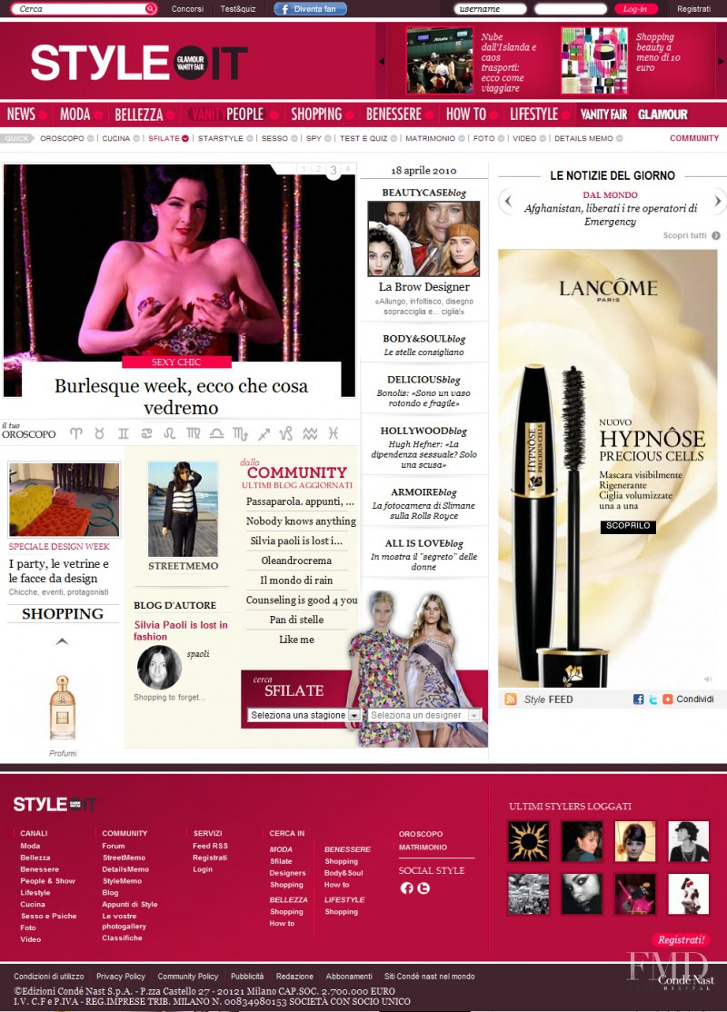  featured on the Style.it screen from April 2010