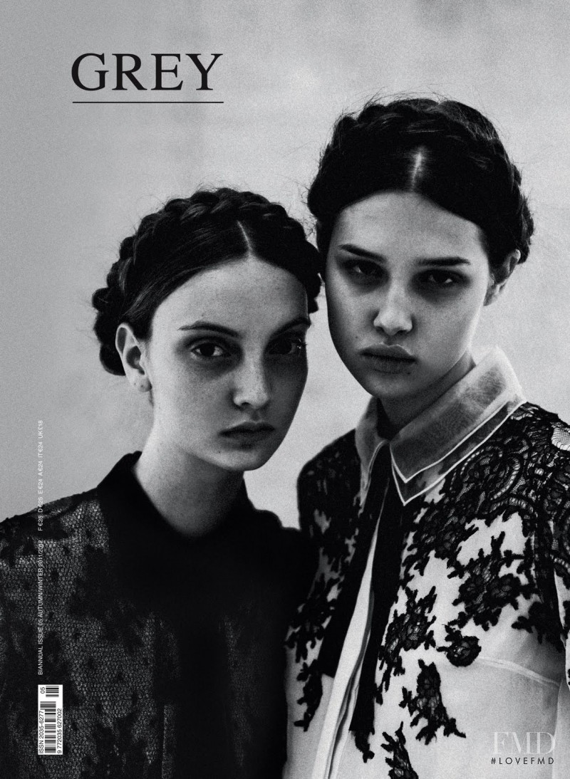 Anais Pouliot, Codie Young featured on the GREY Magazine cover from September 2011