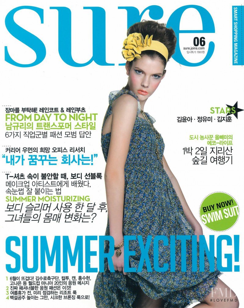 Olya Pasedko featured on the Sure cover from June 2010