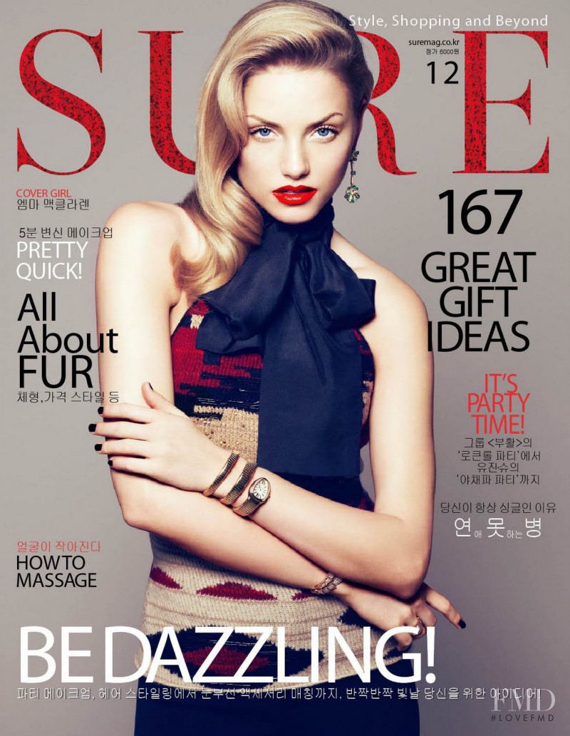 Emma Maclaren featured on the Sure cover from December 2011