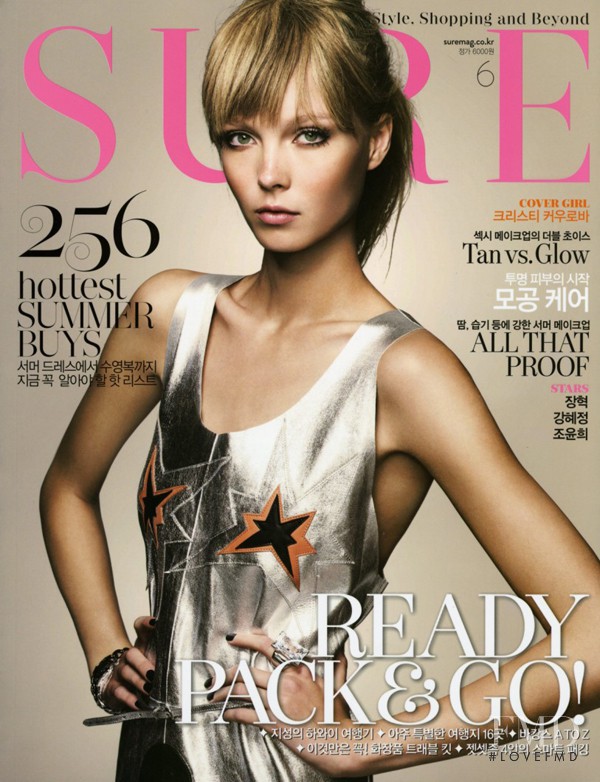 Kristy Kaurova featured on the Sure cover from June 2011