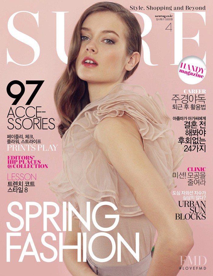 Monika Jagaciak featured on the Sure cover from April 2012